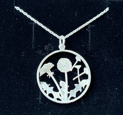 DANDELION PENDANT - SILVER